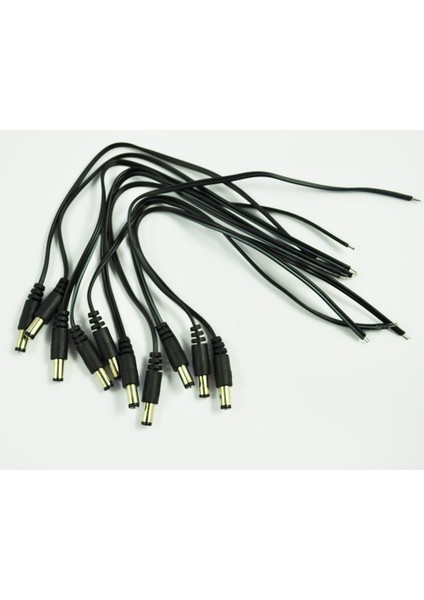10 Adet 5.5x2.1mm Erkek Dc Güç Pigtails Fiş Kurşun Kablosu Güvenlik Kamerası (Yurt Dışından) fiyatları