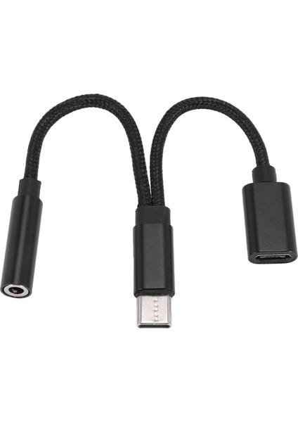 2 In 1 Tip C Kulaklık Adaptörü USB C Splitter Jack Aux Ses Şarj Dönüştürücü Huawei Samsung Xiaomi Için (Yurt Dışından) indirimleri