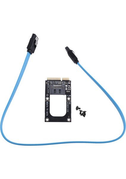 Ssu Msata'dan Sata'ya Dönüştürücü Kart Mini Sata'dan 7-Pin Sata Uzatma Adaptörü Tam Yüksek Yarım Boy (Yurt Dışından)