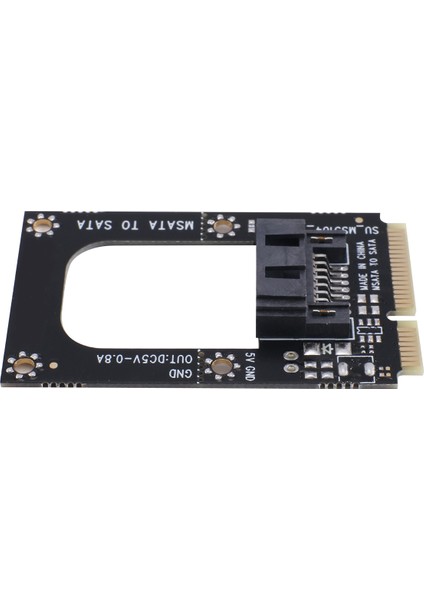 Ssu Msata'dan Sata'ya Dönüştürücü Kart Mini Sata'dan 7-Pin Sata Uzatma Adaptörü Tam Yüksek Yarım Boy (Yurt Dışından) fiyatları