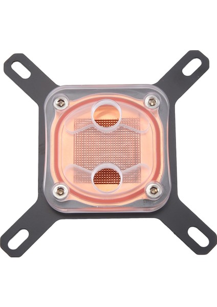 Intel Bilgisayar Cpu Su Soğutma Başlığı Bilgisayar Su Soğuk Başlığı, Siyah Braket Şeffaf Kapak (Yurt Dışından) modelleri