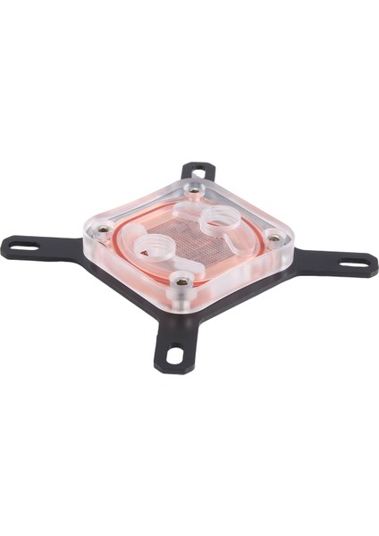 Intel Bilgisayar Cpu Su Soğutma Başlığı Bilgisayar Su Soğuk Başlığı, Siyah Braket Şeffaf Kapak (Yurt Dışından) fırsatları