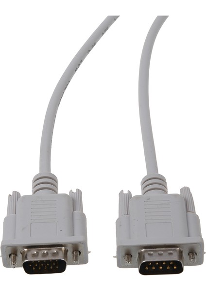 VGA DB15 Erkek RS232 Db9 Pin Erkek Adaptör Kablosu / Video Grafik Uzatma Kablosu (Beyaz, 1.5m) (Yurt Dışından) fırsatları