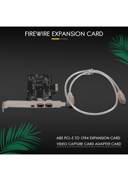 1394 Firewire Kartı, Pcıe 3 Bağlantı Noktalı 1394A Firewire Genişletme Kartı, Pcı Express - Harici Ieee 1394 Adaptör Denetleyicisi (Yurt Dışından) fiyatları