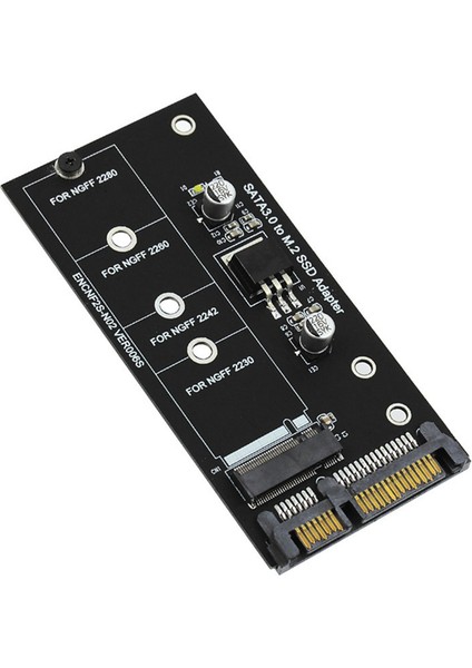 M.2 Sata Adaptörü M2 - Sata Adaptörü M.2 - Sata Adaptörü M.2 Ngff Dönüştürücü 2.5 Inç Sata3 Kart B Anahtarı 2230-2280 M2 SSD (Yurt Dışından)