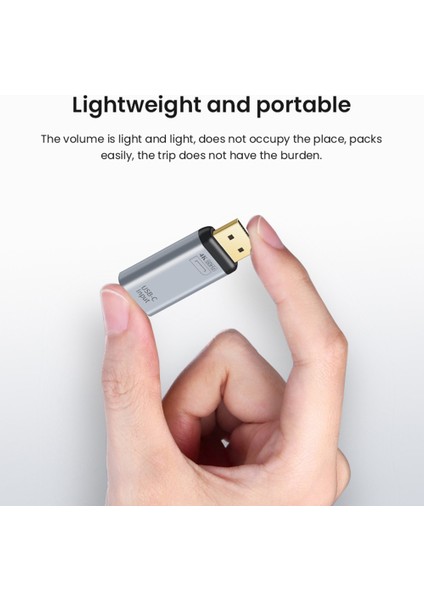 USB C Adaptör Tip-C Dişi - HDMI Uyumlu Dp Minidp Erkek Adaptör Hd Video 4K@60Hz (Mını Dp Uyumlu Arayüz) (Yurt Dışından) fırsatları