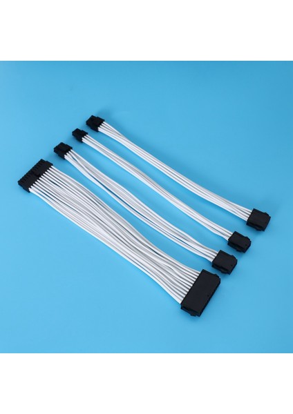 Temel Uzatma Kablosu Kiti; 1 Adet Atx 24PIN/EPS 4+4pin/pci-E 8pin/pci-E 6pin Güç Uzatma Kablosu (Yurt Dışından) fiyatları