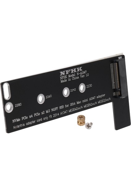 Nvme Pcıe X4 M.2 Ngff'den 2014 Sonu Mini A1347 M.2 Ngff Megen2 Megem2 Megeq2 SSD Dönüştürücü Kart Adaptörüne (Yurt Dışından)