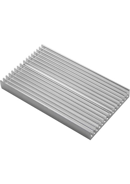 Yüksek Güçlü Alüminyum Alaşımlı Isı Emici Profil Isı Emici 100X60X10MM Alüminyum Pcb Isı Emici Gümüş (Yurt Dışından)