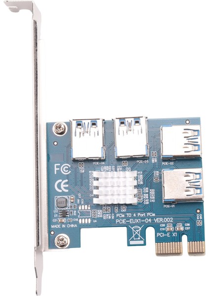 Pcı Express Kart Çarpanı Pcıe 1 Ila 4 USB Gpu X1 X16 Pcı-E Yükseltici Kart Video Kartı Bitcoin Madenci Madenciliği Için (Yurt Dışından)