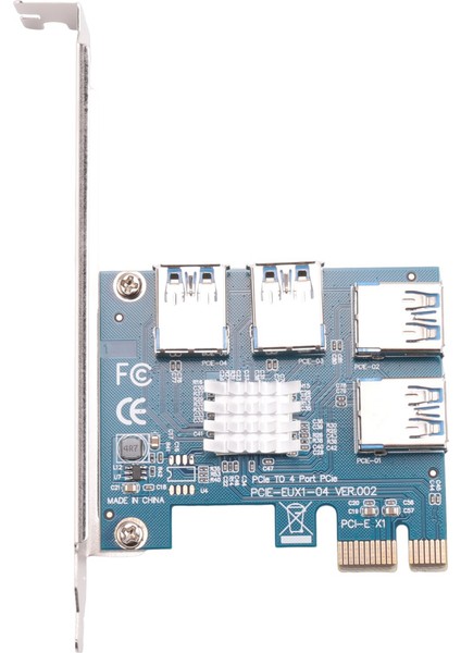 Pcı Express Kart Çarpanı Pcıe 1 Ila 4 USB Gpu X1 X16 Pcı-E Yükseltici Kart Video Kartı Bitcoin Madenci Madenciliği Için (Yurt Dışından) fiyatları