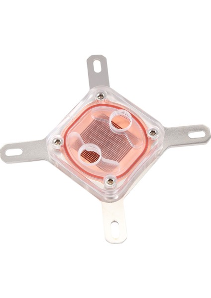 Intel Bilgisayar Cpu Su Soğutma Başlığı Bilgisayar Su Soğuk Başlığı, Gümüş Braket Şeffaf Kapak (Yurt Dışından) modelleri