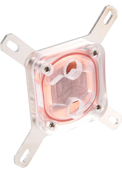 Intel Bilgisayar Cpu Su Soğutma Başlığı Bilgisayar Su Soğuk Başlığı, Gümüş Braket Şeffaf Kapak (Yurt Dışından) indirimleri