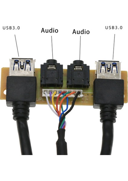 60 cm Ön Kasa Paneli Usb3.0+Usb3.0+Hd Ses Jakı Bağlantı Noktaları I/o Kartı + Dahili Tel USB Çerçeve Hattı Dıy Kılıf Uzatma Hattı (Yurt Dışından) modelleri
