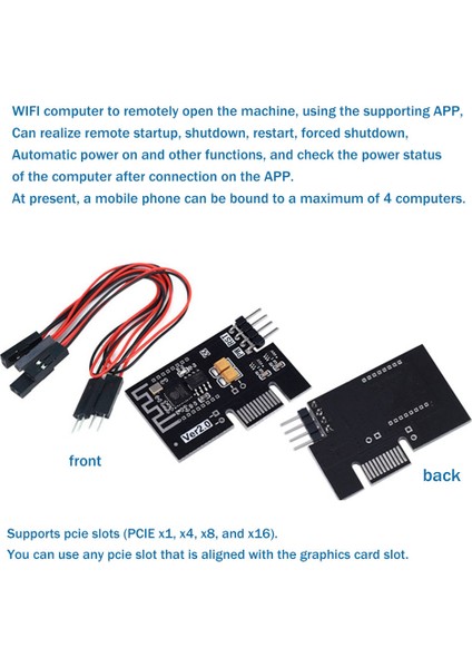 Masaüstü Bilgisayar Önyükleme Kartı Wifi App Uzaktan Kumandalı Anahtar Kartı Bilgisayar Uzaktan Önyükleme Başlangıç Kartı (Yurt Dışından) modelleri