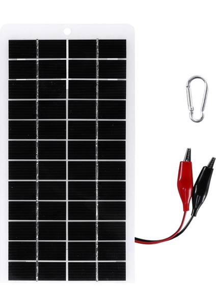 5W 12V Güneş Paneli Polysilicon Paneller Açık Hava Güneş Pil Şarj Cihazı Taşınabilir Güneş Paneli Cep Telefonu Şarj Cihazları Için (Yurt Dışından)