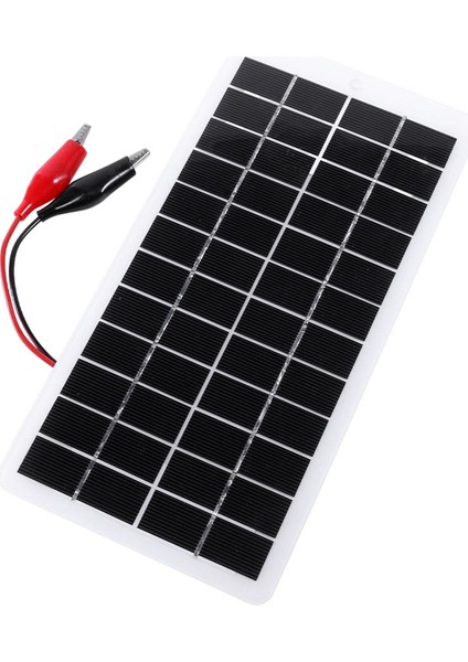 5W 12V Güneş Paneli Polysilicon Paneller Açık Hava Güneş Pil Şarj Cihazı Taşınabilir Güneş Paneli Cep Telefonu Şarj Cihazları Için (Yurt Dışından)