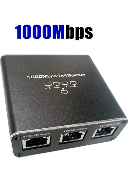 Gigabit Ethernet Ayırıcı 1 Giriş 4 Çıkış 1000MBPS Internet Kablo Ayırıcı 1 Ila 4 RJ45 Ağ Ayırıcı Cat5/6/7 Için (Yurt Dışından) fiyatları