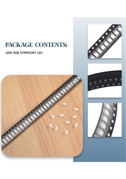 100 Adet SK6812 Mını-E Rgb (Benzer WS2812B) SK6812 3228 Smd Piksel LED Çip Bireysel Adreslenebilir Tam Renkli Dc 5V (Yurt Dışından) indirimleri