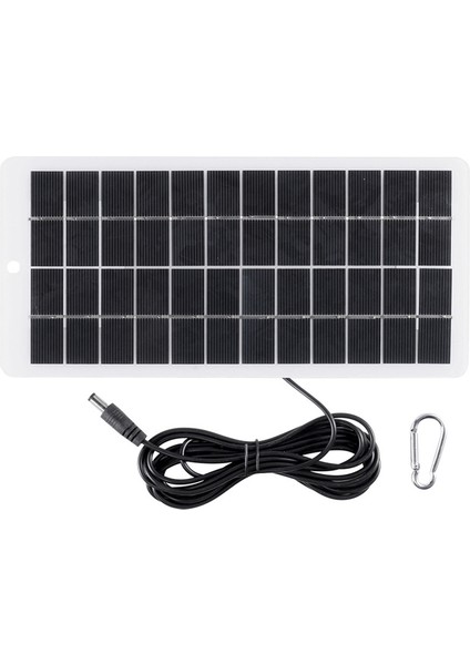 5W 12V Güneş Paneli Polysilicon Paneller Açık Hava Güneş Pil Şarj Cihazı Taşınabilir Güneş Paneli Dc Portlu 3.7V Pil Için (Yurt Dışından)