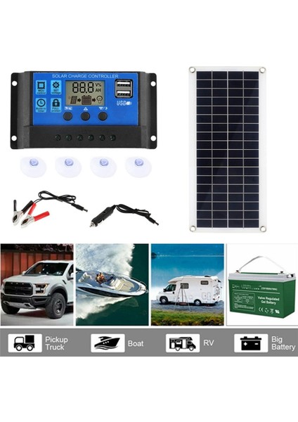 15W Güneş Panelı 12-18V Güneş Pili Güneş Paneli Telefon Rv Araba Mp3 Pad Şarj Cihazı Açık Pil Kaynağı A (Yurt Dışından) indirimleri