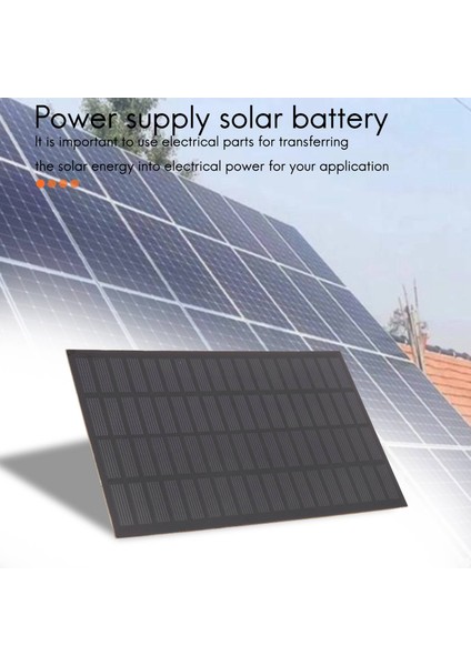 Yüksek Kaliteli 18V 2.5W Polikristal Depolanmış Enerji Güç Güneş Paneli Modülü Sistemi Güneş Pilleri Şarj Cihazı 19.4X12X0.3CM (Yurt Dışından) modelleri