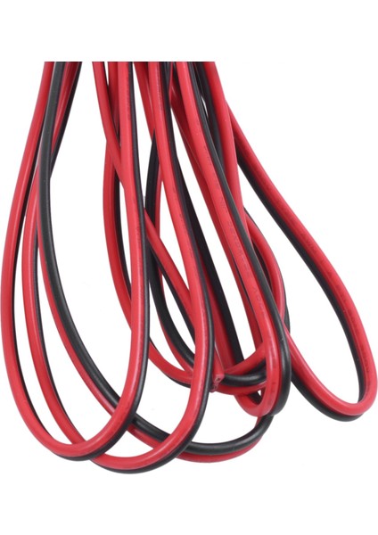 Araba Oto Hoparlör Için 5m 22AWG Kırmızı Siyah Çift Çekirdekli Elektrik Kablo Teli (Yurt Dışından) modelleri