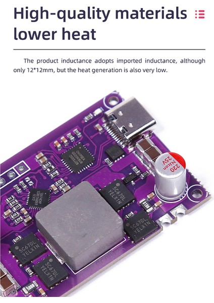 120W Iki Yönlü Pd Hızlı Şarj Modülü 4s Şarj Hazine Modülü Devre Kartı Yüksek Güçlü Pd Hızlı Şarj Takviyesi/buck (Yurt Dışından) fırsatları