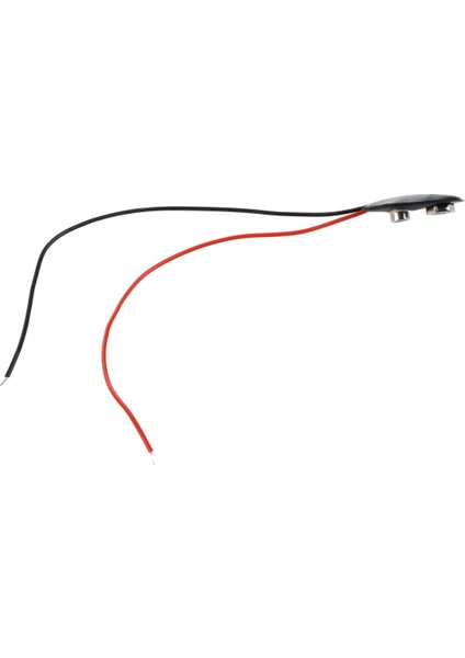 10 Adet Pp3 MN1604 9V 9 Pil Tutucu Klipsli Konnektör Kablo Kurşun Siyah (Yurt Dışından) modelleri