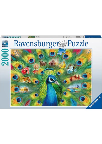 2000 Parça Land Of The Peacock Puzzle