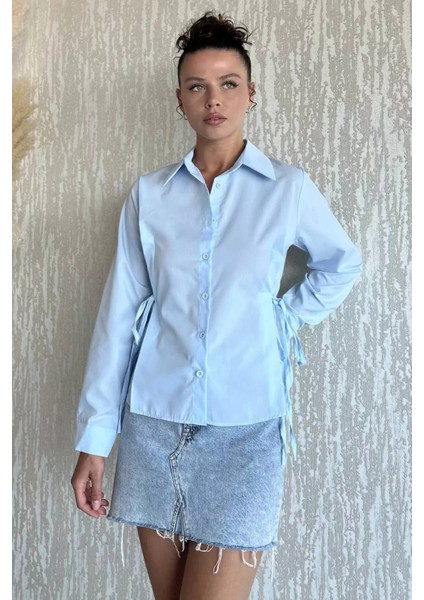 Bel Bağcıklı Kadın Gömlek P-00017782 fiyatları