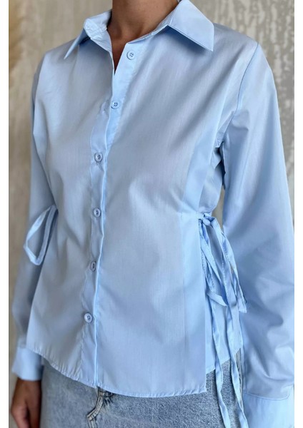 Bel Bağcıklı Kadın Gömlek P-00017782 fırsatları