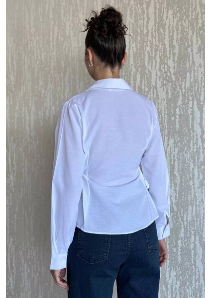 Bel Bağcıklı Kadın Gömlek P-00017782 modelleri