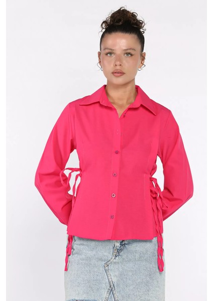 Bel Bağcıklı Kadın Gömlek P-00017782 fiyatları