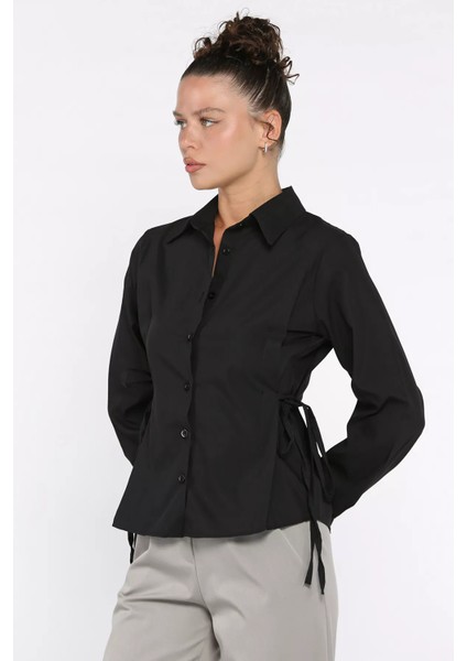 Bel Bağcıklı Kadın Gömlek P-00017782 fiyatları