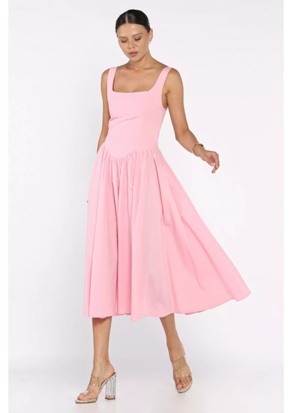 Kadın Askılı Elbise P-00017787