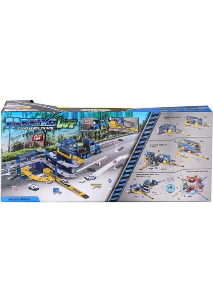 4345 Sesli Işıklı Transporter Garaj Seti