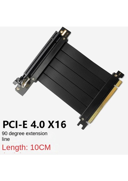 Tam Hızlı Pcı-E 4.0 16X Grafik Kartı Uzatma Kablosu Adaptör Kartı Genişletme Bağlantı Noktası 90 Derece 10CM Kablo (Yurt Dışından) fiyatları