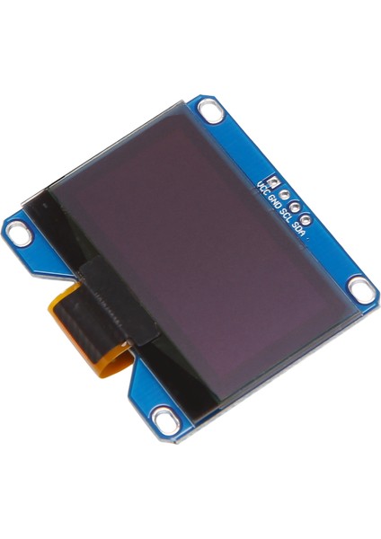 1.54 Inç 4pın Mavi Ekran Modülü SSD1309 Sürücü OLED Ekran Modülü SSD1306 I2C Arayüzü 128X64 ile Uyumlu (Yurt Dışından) indirimleri