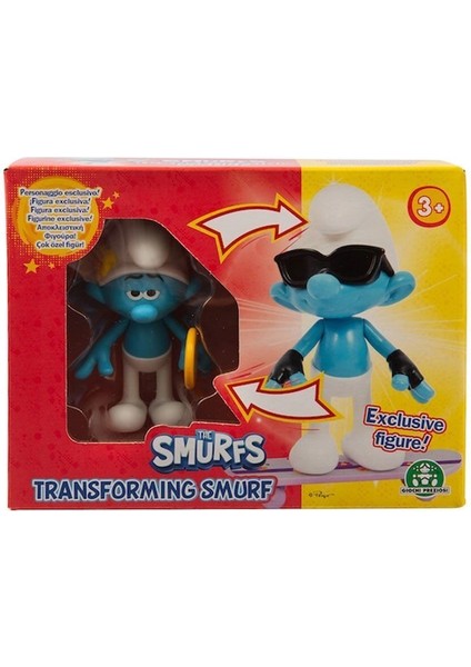 PUF23000 Şirinler Dönüşen 10 cm Figür