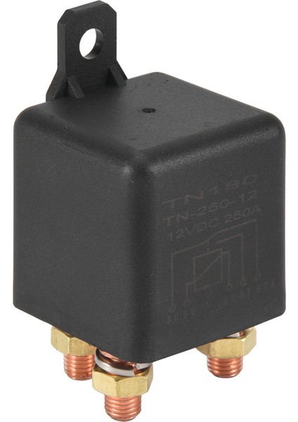 Araba Rölesi 12 V 250A Sürekli Tip Yüksek Güç Motosiklet Akü Kontrol Anahtarı Terminali Otomotiv Marş Rölesi (Yurt Dışından) fiyatları