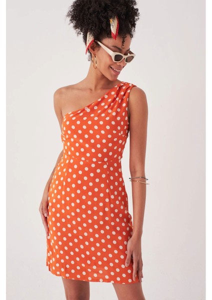 Kadın Askılı Tek Omuzlu Mini Elbise 7002-450-0008 fiyatları