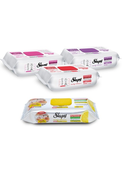 Easy Clean Çiçek Serisi&limon Yağlı Süper Mutfak Yüzey Temizlik HAVLUSU&MENDILI(3X100+50) fiyatları