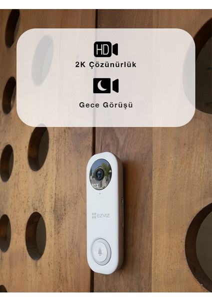 Ezvız Db1 Pro 2k+ Akıllı Zil