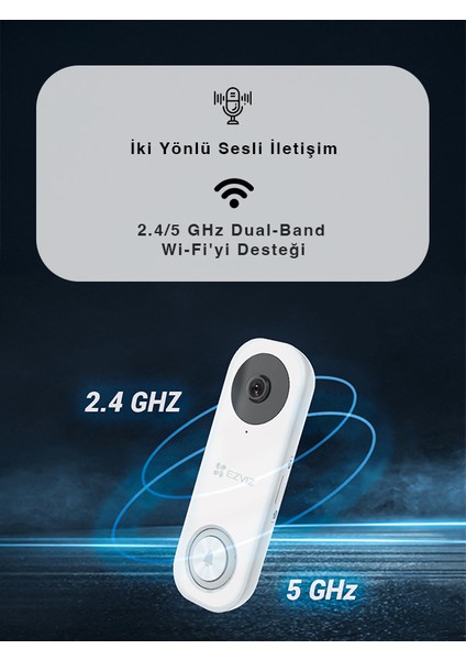 Ezvız Db1 Pro 2k+ Akıllı Zil