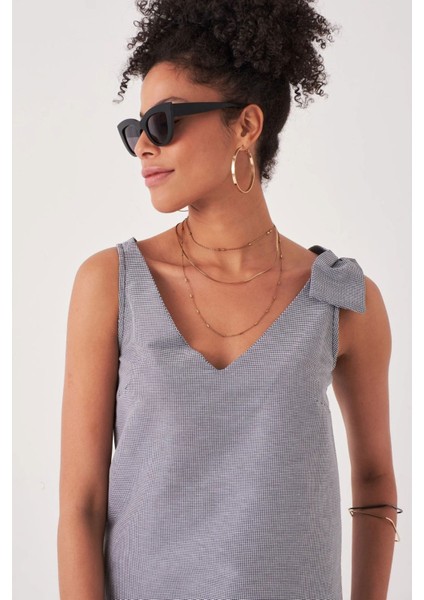 Kadın Kalın Askılı Mini Elbise 7002-450-0009 fiyatları