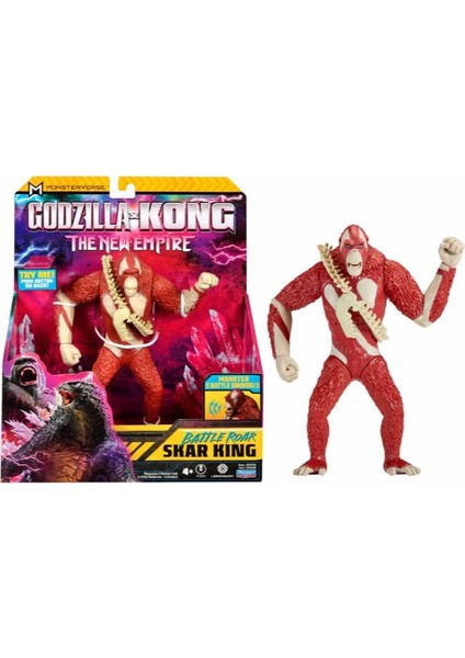 Godzılla x Kong Deluks Aksıyon Fıgur 18CM-35750 Kong Skar indirimleri