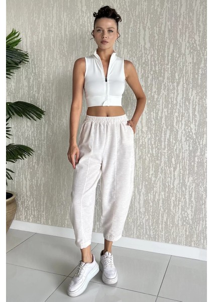 Ön Çimalı Kadın Keten Havuç Pantolon P-00017750 fiyatları