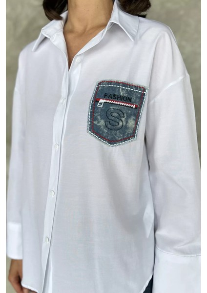 Cepli Kadın Salaş Gömlek P-00017686 fırsatları