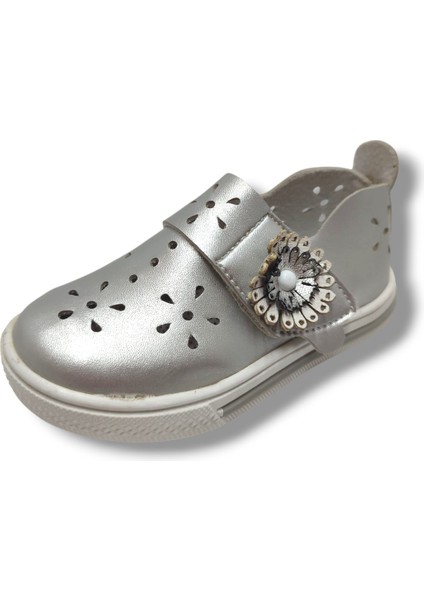 Şirinbebe 1732-20 Çiçek Cırtlı Kız Çocuk Sandalet 21-25